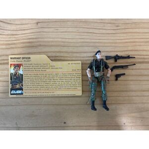 GI Joe 25th Anniversary Flint Action Figure Complete with File Card and Weapons